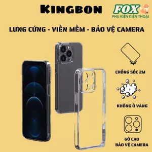 Ốp KiNGBON lưng trong chống ố vàng bảo vệ camera IPhone 17Promax 17air 17pro 17 11 12 13 14 15 16
