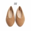 MÙA Flats Charisma-Màu nâu-Giày búp bê chất liệu da lộn
