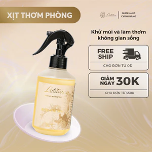 Bình Tinh Dầu Xịt Thơm Phòng Cao Cấp Letitia Just For You Giúp Thơm Phòng Và Quần Áo Size 320ml