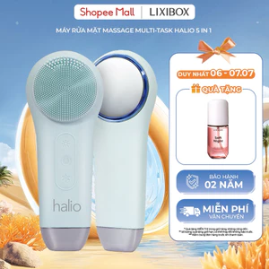 Máy Rửa Mặt Massage Tích Hợp Liệu Pháp Ánh Sáng Và Nhiệt Halio Multi-task Cleansing & Massaging