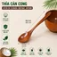 Muỗng Gỗ Xà Cừ Đa Năng,Thìa Gỗ - Múc Cơm Pha Cafe Phong Cách Nhật Bản