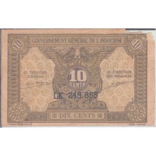 [SƯU TẦM XƯA VIỆT NAM] 10 cent Đông Dương 1942 Sưu tầm Hiếm