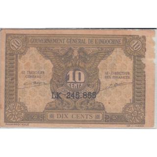 [SƯU TẦM XƯA VIỆT NAM] 10 cent Đông Dương 1942 Sưu tầm Hiếm