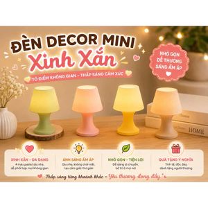 Đèn Decor Phòng Mini nhiều màu sắc