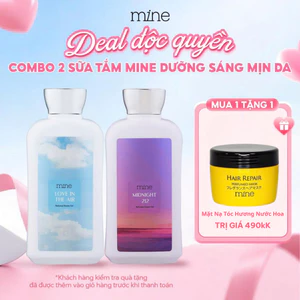 Combo 2 Sữa tắm Mine Perfumed Showergel Thơm Quyến Rũ Hỗ trợ Dưỡng Ẩm Và Dưỡng Sáng Da 470g