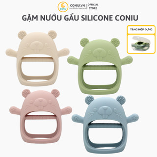 Gặm Nướu Silicone Coniu Cao Cấp Cho Bé Siêu Mềm Giúp Giảm Ngứa Nướu (Có hộp bảo quản)
