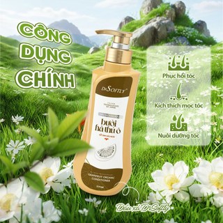 [ QUÀ TẶNG] Dầu XẢ Drsoftly Bưởi Hà Thủ Ô dưỡng tóc mềm mượt, phục hồi hư tổn 500ml