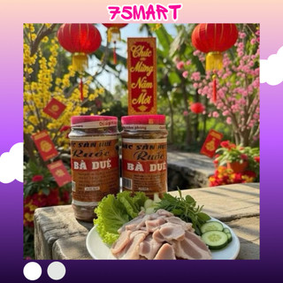 Combo 2 hủ Mắm Ruốc Huế Bà Duệ (NẮP HỒNG) hủ lớn 380g - Đặc sản Huế