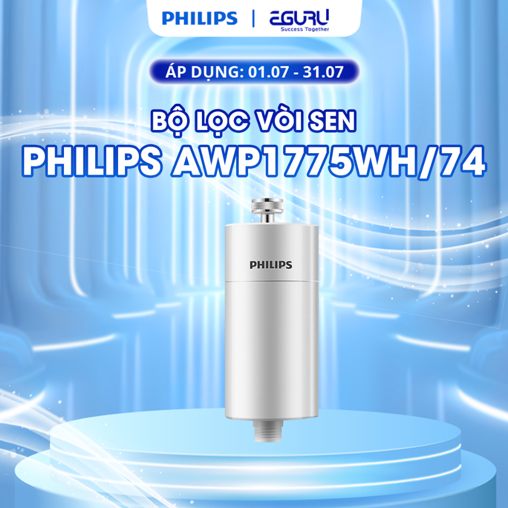 [HÀNG CHÍNH HÃNG] Bộ lọc nước vòi sen Philips AWP1775 - Bảo hành 24 tháng
