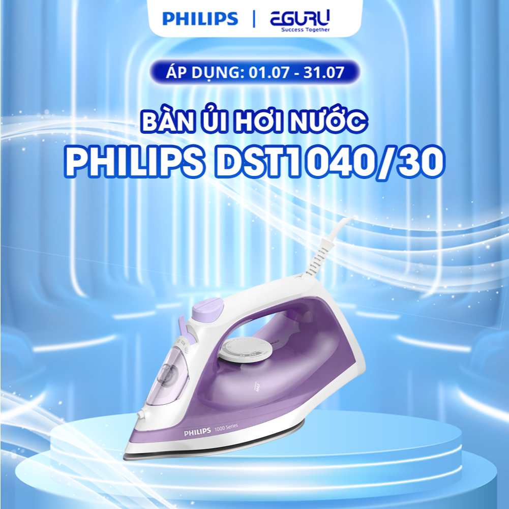 Bàn ủi hơi nước Philips DST1040/30 - Công suất 2000W - Bảo Hành Chính Hãng