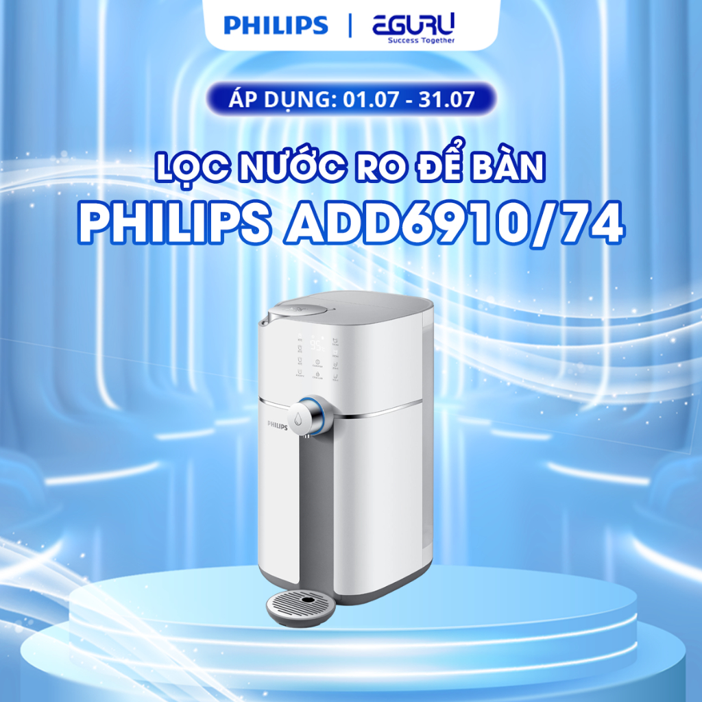 Máy lọc nước RO để bàn Philips ADD6910 - Hàng Chính Hãng - Bảo Hành 24 Tháng