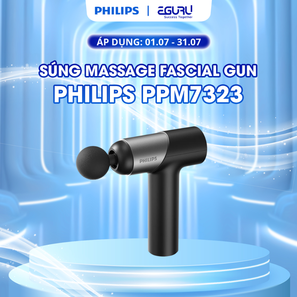 Máy Massage Cổ Vai Gáy PHILIPS PPM3522 | Máy Massage Fascial Philips PPM7323 |Chính hãng BH 24 Tháng