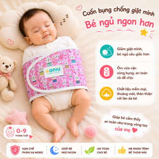 Khăn Quấn Coniu, Ủ Quấn Tay Chống Giật Mình Cho Be Sơ Sinh Ngủ Ngon