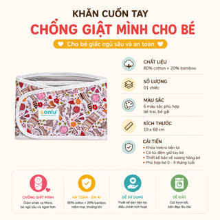 Khăn Quấn Coniu, Ủ Quấn Tay Chống Giật Mình Cho Be Sơ Sinh Ngủ Ngon