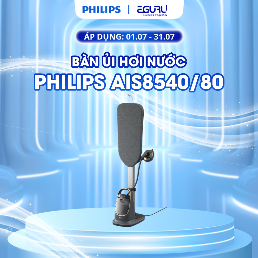 Bàn ủi Hơi Nước hệ thống All in One Đa Năng Philips AIS8540/80 | 2200W -Bảo Hành Chính Hãng 24 Tháng