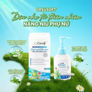 [ Tặng 150M BTT ] Dung dịch vệ sinh phụ nữ DrSusoft– Nha đam dưỡng ẩm, sạch thoáng tự nhiên, cân bằng độ Ph– 130ml