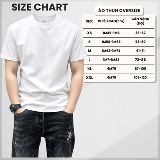 Áo Thun Trơn Nam Cao Cấp CHEPOL Unisex 100% Cotton Thoáng Mát, Thấm Hút, Áo Phông Cổ Tròn Form Oversize BASIC Có BIGSIZE