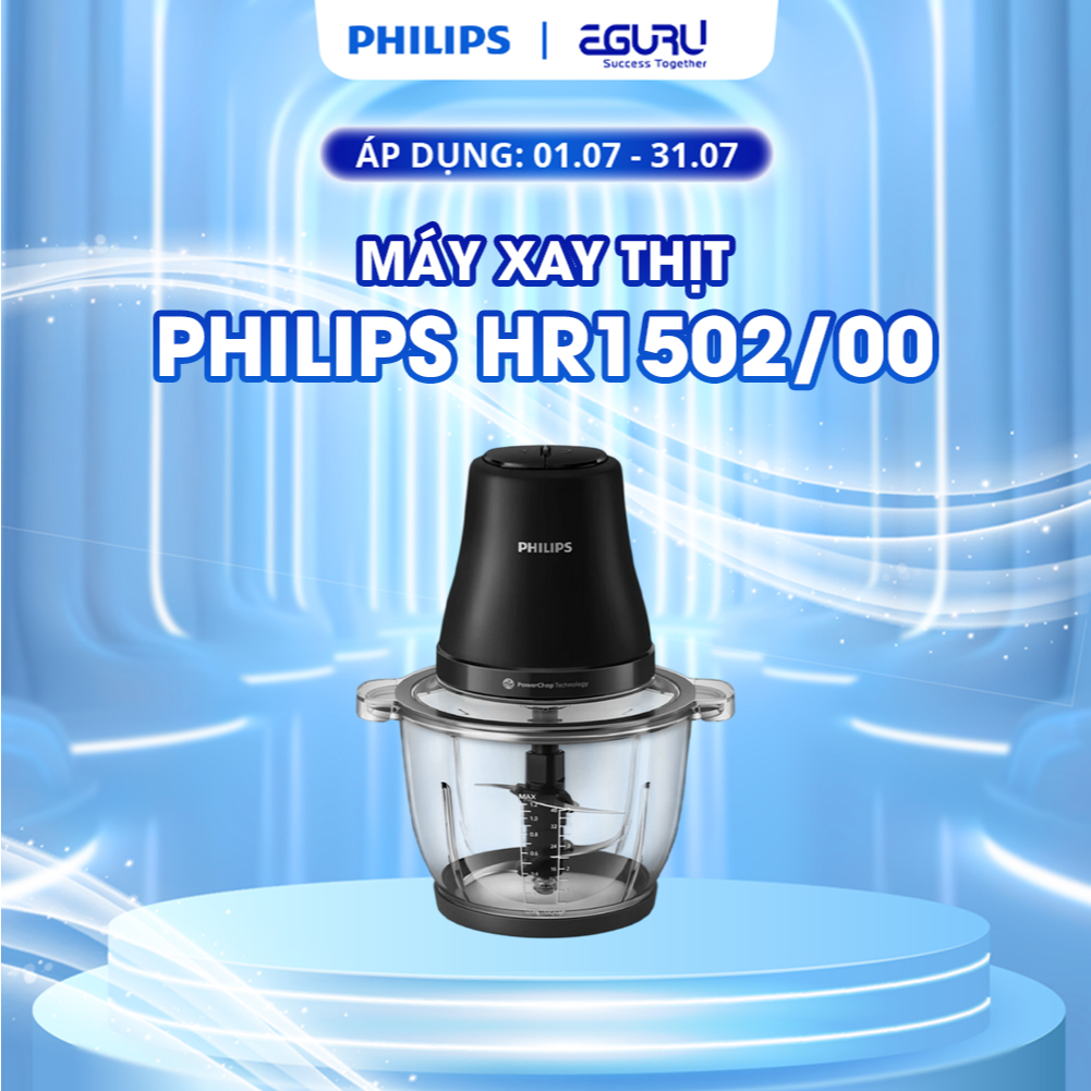 Máy Xay Thịt Philips HR1502/00 2 Lít|500W| - Hàng Chính Hãng