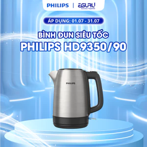 Bình Đun Siêu Tốc PHILIPS HD9350 /90, Công Suất 2200 W, Dung Tích 1700 mL, Bảo Hành 24 Tháng