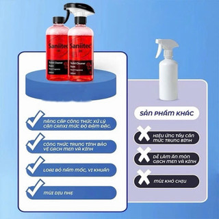 Chai Xịt Tẩy Rửa Bồn Cầu SANIITEC 500ml – Đánh Bay Ố Vàng, Cặn Bẩn, Khử Mùi Nhà Vệ Sinh