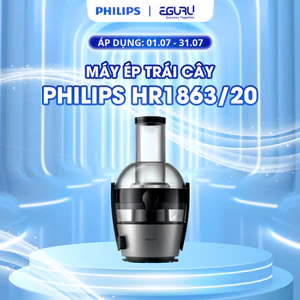 Máy Ép Trái Cây Philips HR1863 800W Ép Nhanh, Vệ Sinh Gọn- Bảo Hành 24 Tháng