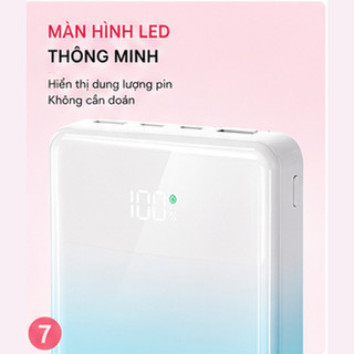 Pin Sạc Dự Phòng ANKRE 30000mAh Sạc Nhanh 22.5W, Tích Hợp 4 Dây Type-C Lightning Micro USB, Màn Hình LED, Cho iPhone And