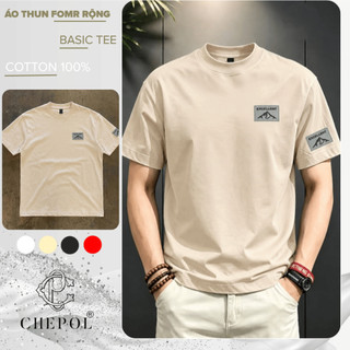 Áo Thun Nam Chepol Cao Cấp, In Chữ EXCELLENT , Áo Phông Nam Chất Cotton, Co Giãn, 2 Chiều, Có Bigsize 120kg-CP_24439