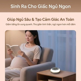 Máy Tạo Tiếng Ồn Trắng Xiaomi JX-507 27 Âm Thanh Hẹn Giờ 30-120 Phút Pin Sạc