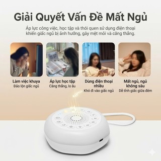 Máy Tạo Tiếng Ồn Trắng Xiaomi JX-507 27 Âm Thanh Hẹn Giờ 30-120 Phút Pin Sạc