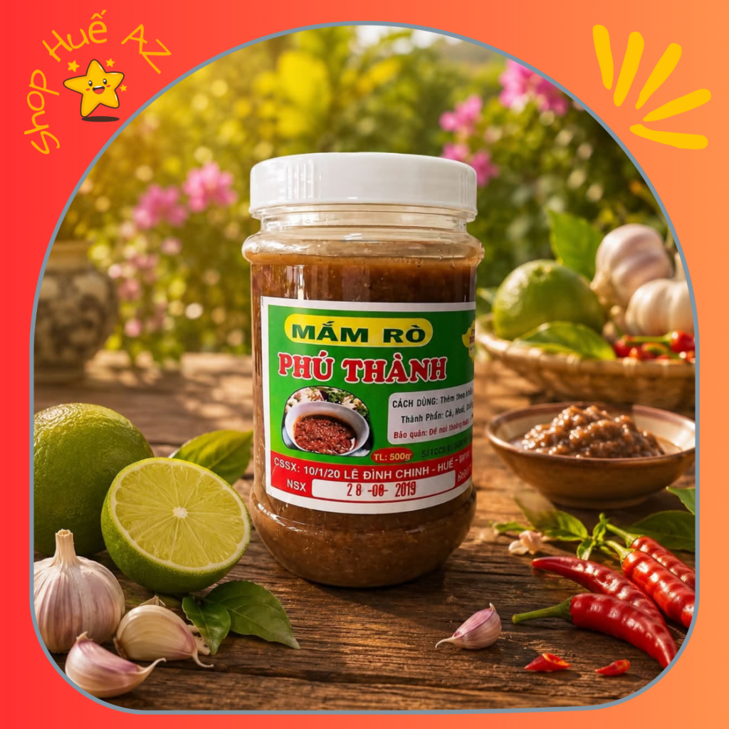 Mắm rò Phú Thành (mắm cá) 500g - Đặc Sản Huế