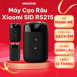Máy Cạo Râu Xiaomi SID RS215 Động Cơ 8W 2 Đầu Cạo Pin Sạc Chống Nước IPX7