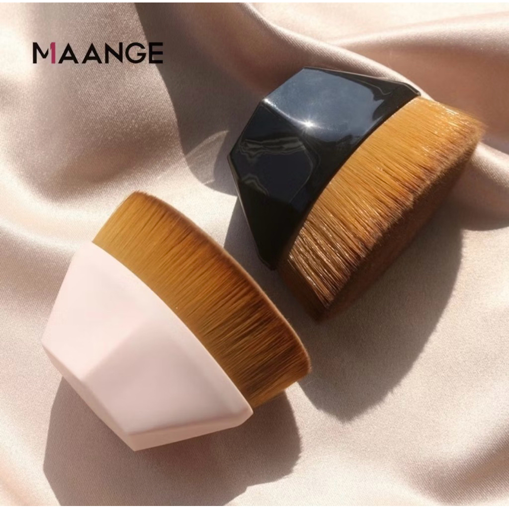 Cọ Trang Điểm Đánh Kem Nền Đầu Bằng Hình Lục Giác Cao Cấp - Cọ Nền Lông Mềm Mịn Không Ăn Phấn ( Tặng Kèm Hộp )