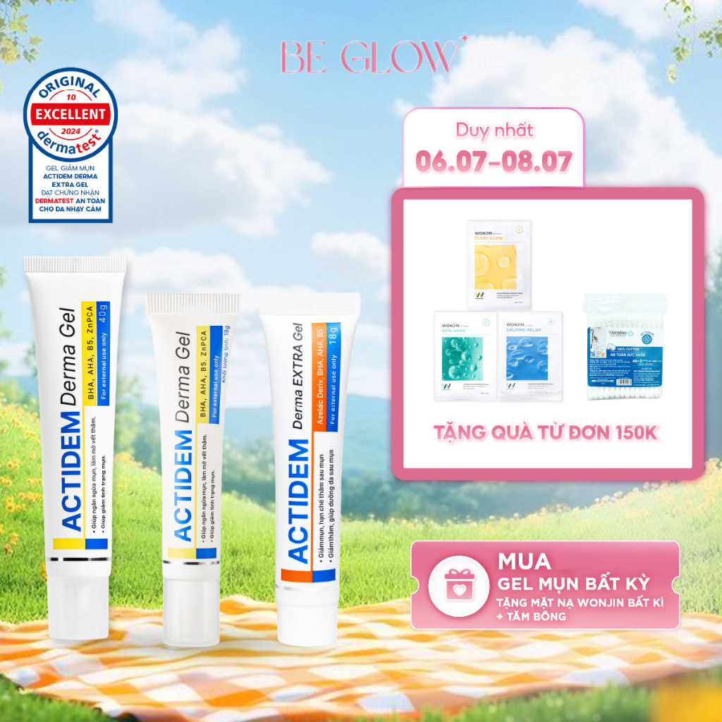 Gel giảm mụn ACTIDEM Derma Gel 18gr / 40gr - Be Glow Beauty