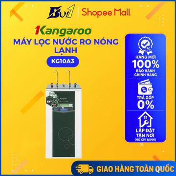 KG10A3 | Máy lọc nước RO nóng lạnh Kangaroo KG10A3 10 lõi, làm lạnh bằng Chip điện tử - Chính Hãng