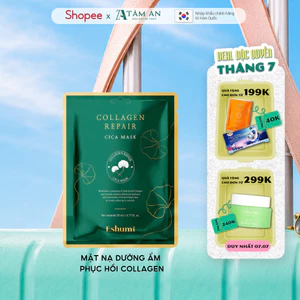 Mặt nạ phục hồi dưỡng ẩm làm dịu da centella Eshumi Collagen Repair Cica Mask