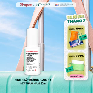 Tinh chất mờ vết thâm mụn, nám và dưỡng sáng đều màu da Care:nel Anti-melasma Cica Intensive 30ml