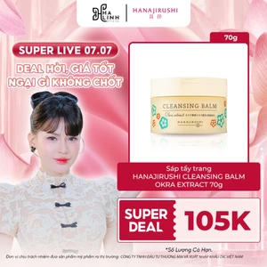 Sáp Tẩy Trang Làm Sạch Makeup Hanajirushi Cleansing Balm Ok 70g