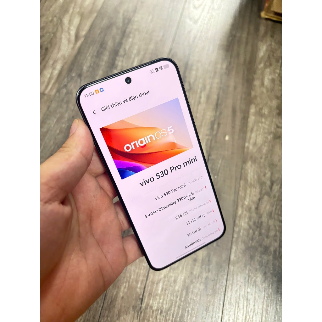 Điện thoại Vivo S30 Pro Mini (Dimensity 9300 Plus) ram 12/256gb, máy trần đẹp 99% | BigBuy360 - bigbuy360.vn