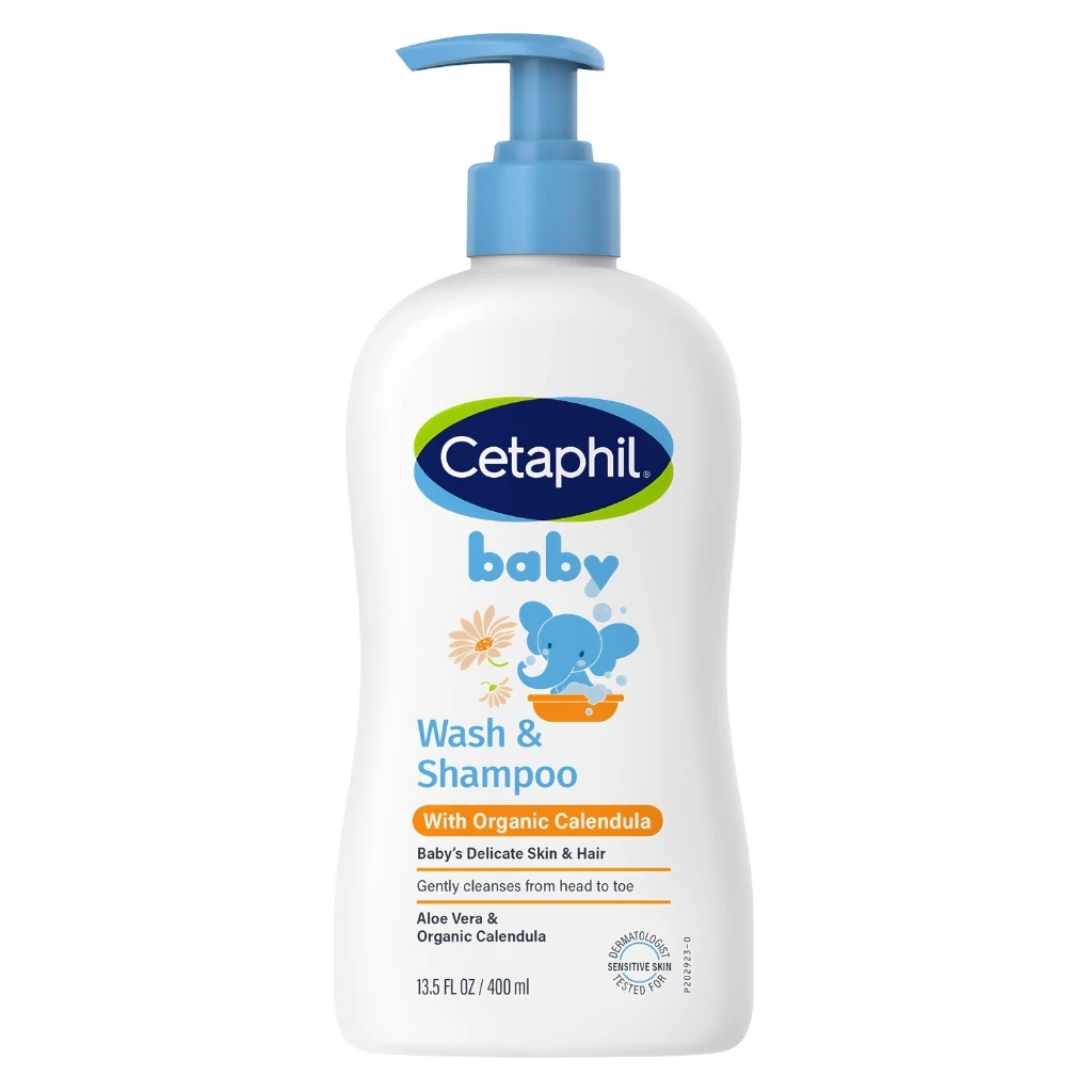 Sữa tắm gội hoa cúc Cetaphil 400ml cho bé từ sơ sinh