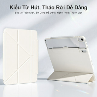 [Có Sẵn] Ốp Lưng Từ Tính KTGGHG Cho iPad - Khung Tháo Rời 2 In 1 Cho iPad 11/10 Air 4~5th/6~8th 11" Gen 7-9 10.2"
