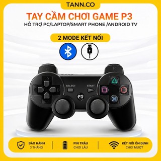 [HỎA TỐC] Tay Cầm Chơi Game P3 Bluetooth Có Rung Hỗ Trợ PC | Laptop | Android | IOS | Android TV | TV Box(Kèm dây sạc)
