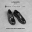 Giày da bò Modern Derby Black LEMANS GC08 - Đế thơm tăng cáo 4cm, giày công sở nam BH 24T