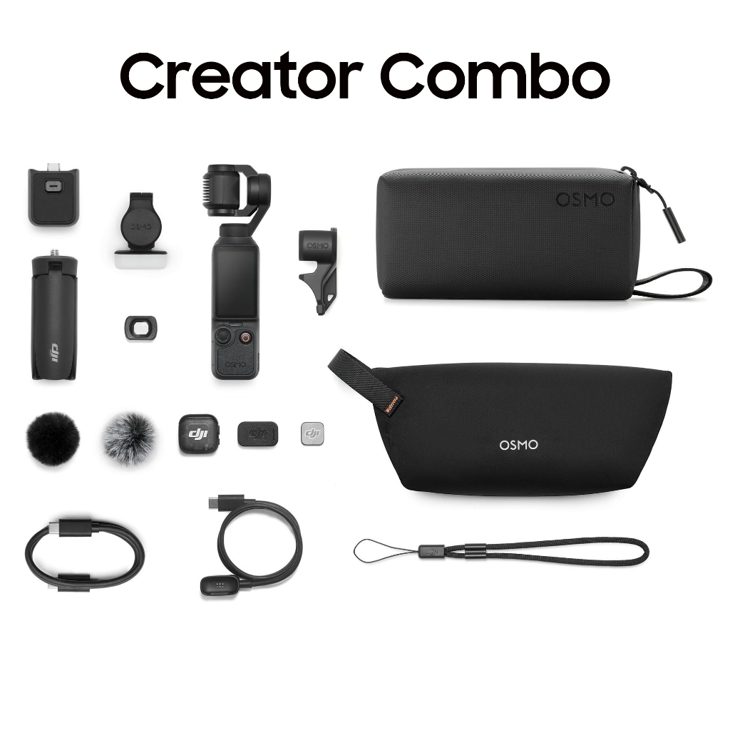 DJI Osmo Pocket 4 Creator Combo/Standard Combo chính hãng | Bảo hành 12 tháng | Camera nhỏ gọn quay video 4K góc rộng