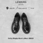 Giày da bò Derby Wingtip Black LEMANS, - Bảo hành chính hãng 24 tháng