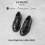 Giày da bò Derby Wingtip Black LEMANS, - Bảo hành chính hãng 24 tháng
