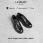Giày da bò Derby Wingtip Black LEMANS, - Bảo hành chính hãng 24 tháng