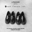 The Classic Chunky PENNY LOAFER Black LEMANS -BST độc quyền, da bò nguyên tấm đế cao 5cm Bảo hành chính hãng 24 tháng