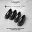 The Classic Chunky PENNY LOAFER Black LEMANS -BST độc quyền, da bò nguyên tấm đế cao 5cm Bảo hành chính hãng 24 tháng