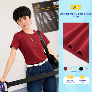 Áo Phông Nữ Slim Fit Cổ Tròn Năng Động Co Giãn Mềm Mại WCTS26S001