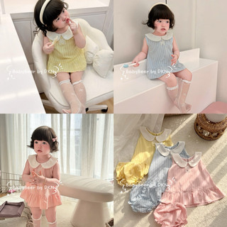 (Chính phẩm loại 1) Váy A Tiểu thư cho bé/ váy basic cho bé đi học/ váy xinh cho bé